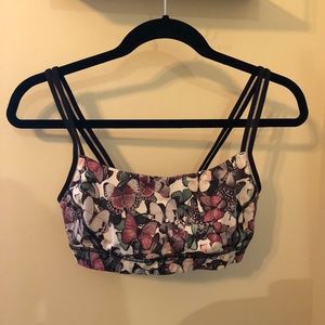 Lululemon Straight Up Butterfly Sports Bra